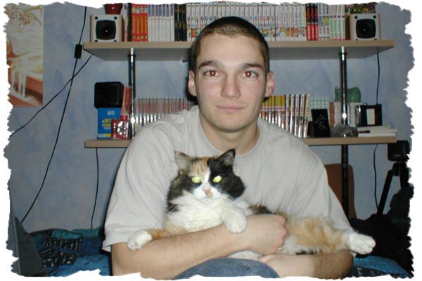 [ 21 ] Benjamin et sa minette le 11 janvier 2003